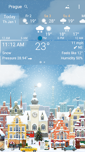 Awesome weather YoWindow Varies with device screenshots 5