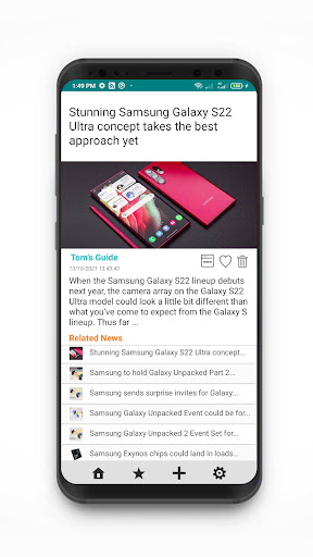 News Alerts Screen 3