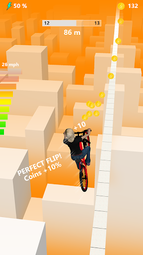 Bicycle BMX Flip Bike Game Screen 2