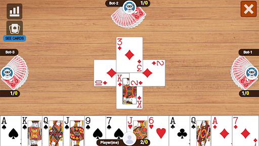 Android application Callbreak Overcall Game screenshort