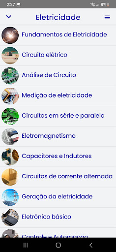 Visualização do aplicativo