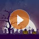 Animated Halloween weather bac
