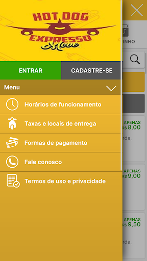 Android application Expresso Move Portão screenshort