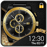 Cover Image of Herunterladen Golden clock lock screen 9.3.0.2049 APK