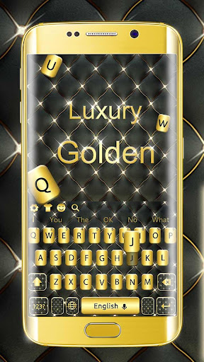 Luxury Gold Keyboard Theme