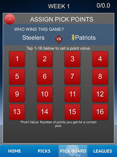PICKEM Pro Football