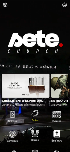 Android application SETE CHURCH screenshort