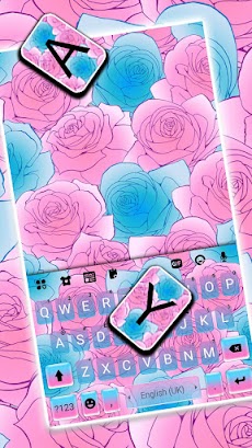 最新版、クールな Pink Blue Rose のテーマキーのおすすめ画像2