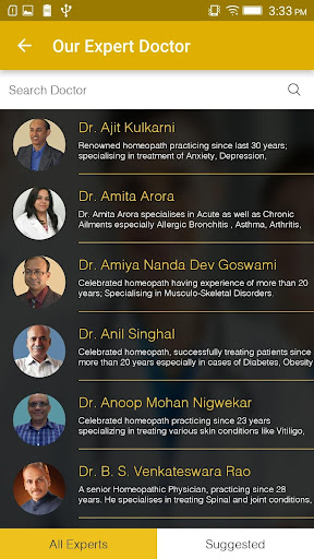 WelcomeCure Homeopathy Health Screen 2