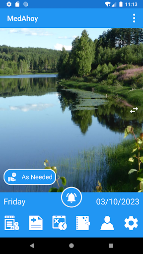 Android application MedAhoy Med Reminder & Tracker screenshort