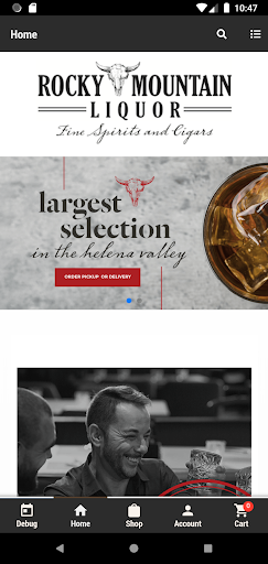 Android application Rocky Mountain Liquor screenshort