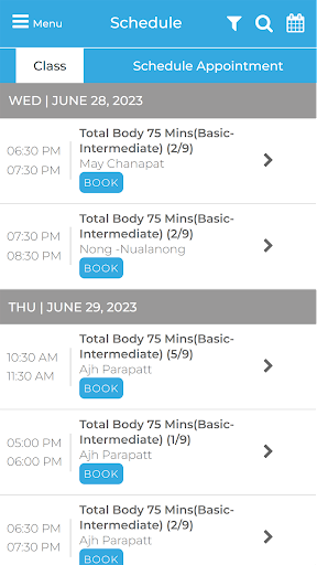 Three Studio Pilates Screenshot