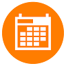 Simple calendar app icon