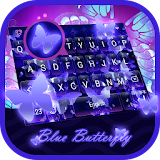 Blue Butterfly Theme&Emoji Keyboard icon