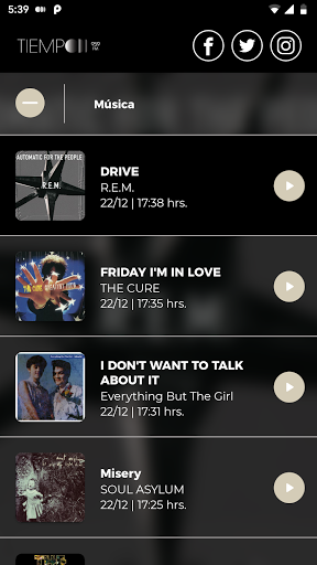 FM Tiempo 95.9 Screen 2
