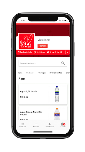 Ligeirinho App Screen 3