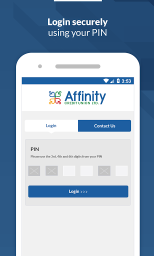 Android application Affinity Credit Union screenshort