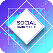 Social Greeting / Invitation  Visiting Card Maker