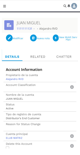Screenshot of Mobil Consultor