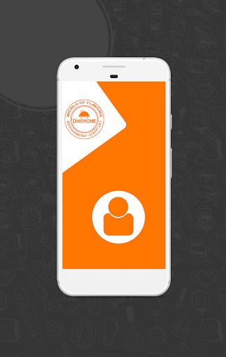 Android application DineHome - Restaurant Admin screenshort