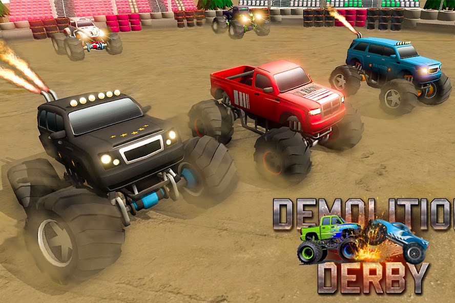 Demolition Derby-Monster Truck banner