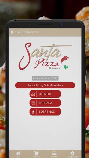 Android application Santa Pizza Gourmet screenshort