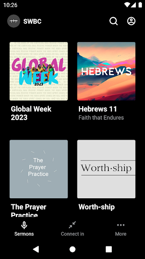 Android application South West Baptist Church screenshort