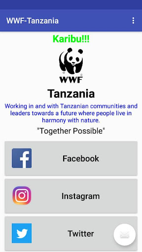 WWF-Tanzania Screenshot 1 - AppWisp.com