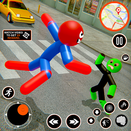 Open World Spider Stickman