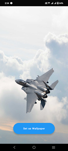 Android application Fighter Jet Wallpaper screenshort