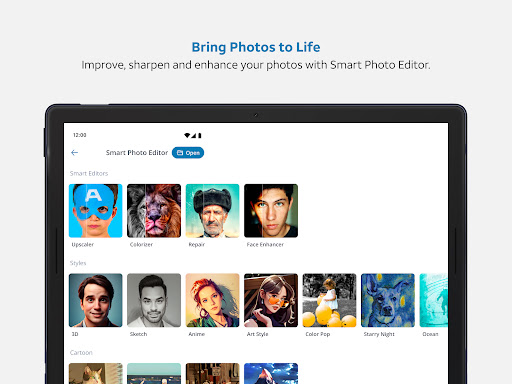 Screenshot of AT&T Personal Cloud