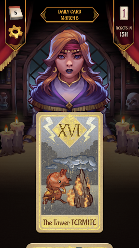 Mystical Melonie - Tarot Card Screen 2