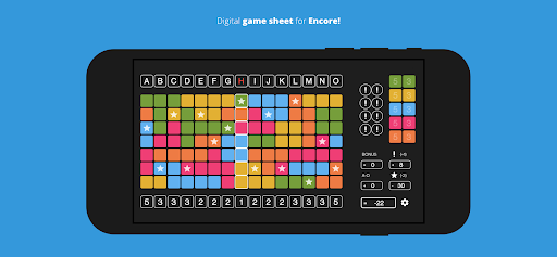 Android application Encore - Game Sheet screenshort