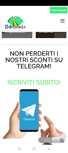 Android application Dolcesconto screenshort