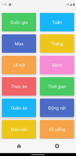 Android application Bắt đầu học tiếng trung screenshort
