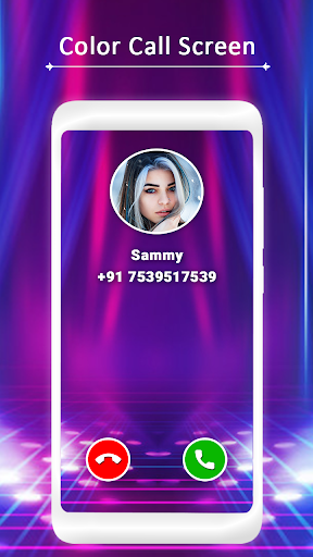 Color Caller Screen ID - Color Splash Effect