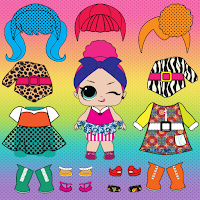 Кукла лол: Emoji Maker аниме игры для девочек