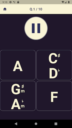 Chord Game Screen 2