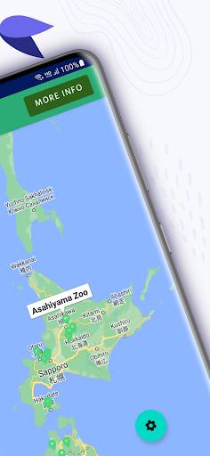 Osaka(Kyoto) Travel Map Screen 3