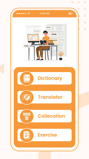 Android application French English Translator screenshort