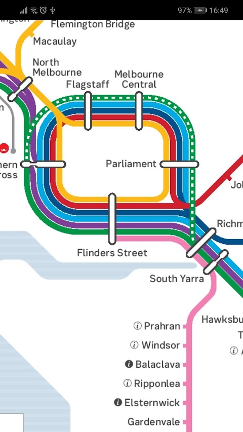 Melbourne Metro Mapのおすすめ画像3