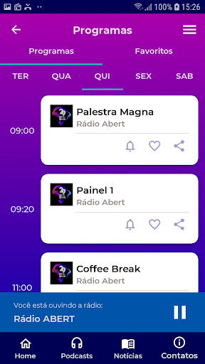 Rádio ABERT Screen 3