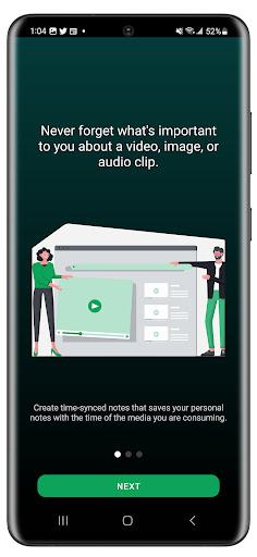 Android application Media Note - Notepad for Media screenshort