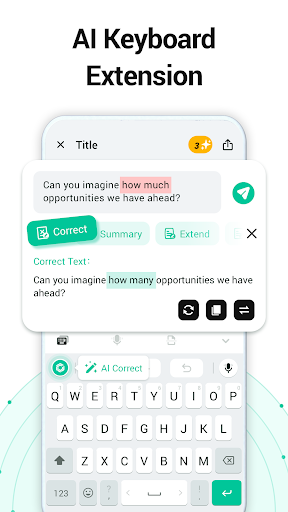 AI Notes, Ask AI Chat to Write Screen 2
