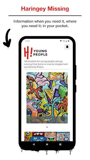 Android application Haringey YP screenshort