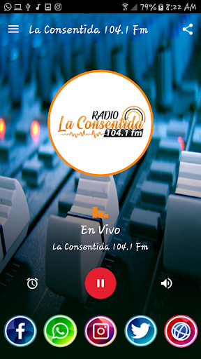 Android application La Consentida screenshort