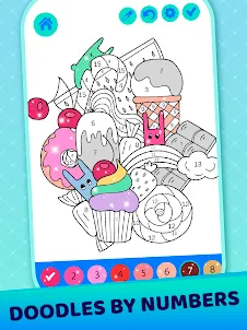 Funny Doodle Coloring Book