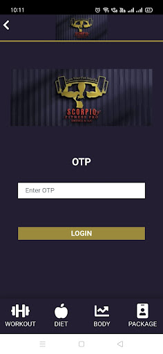 SCORPIO FITNESS PRO GYM Screen 2