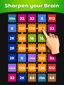 Captura 9 Combinar número: enlace 2048 android