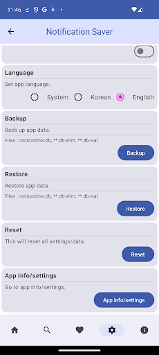 Notification saver Screen 3